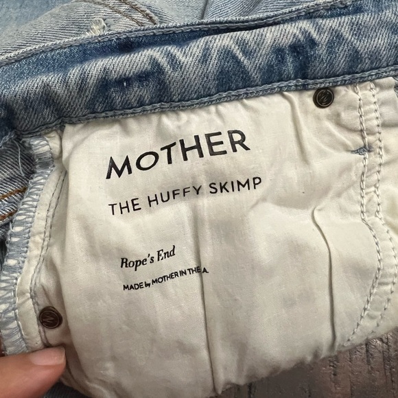 MOTHER The Huffy Skimp Superior Rope’s End Distressed High Rise Jeans 29 - Picture 5 of 6